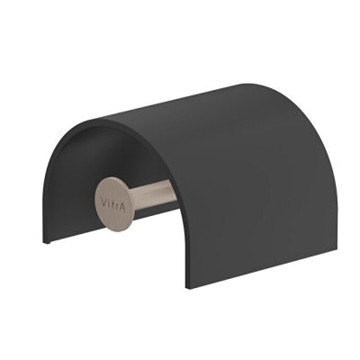 VitrA Origin Tuvalet Kağıtlığı, Kapaklı, Fırçalı Nikel - 1