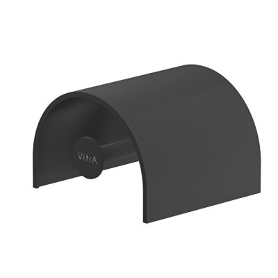 VitrA Origin Tuvalet Kağıtlığı, Kapaklı, Mat Siyah - 1