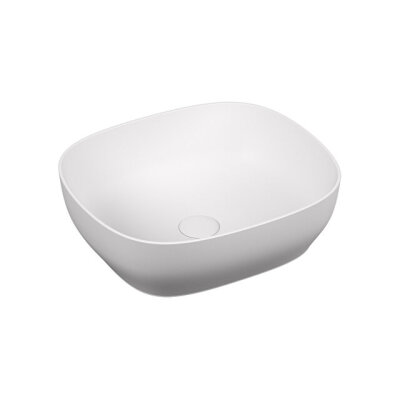 VitrA Outline 48 cm Mat Beyaz Kare Lavabo - 1