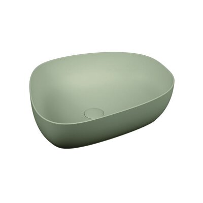 VitrA Outline 56 cm Mat Bej Asimetrik Lavabo - 1