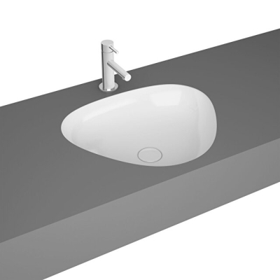 VitrA Plural 47 cm Parlak Beyaz Üçgen Tezgah Altı Lavabo - 1