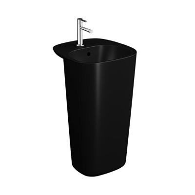 VitrA Plural 50 cm Mat Siyah Monoblok Lavabo - 1