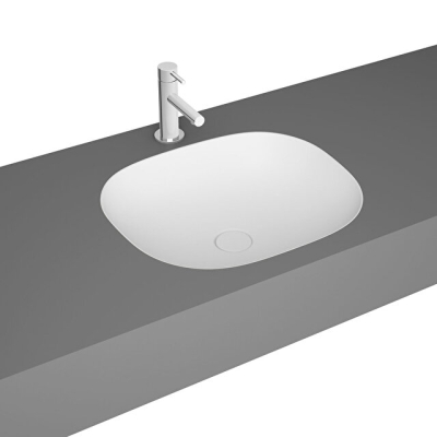 VitrA Plural Mat Beyaz Kare Tezgahaltı Lavabo 45 cm - 1