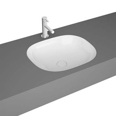 VitrA Plural Parlak Beyaz Kare Tezgahaltı Lavabo 45 cm - 1