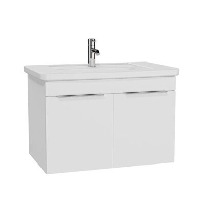 VitrA Quadrum 80 cm Lavabo Alt Dolabı - 1