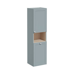 VitrA Root Classic Boy Dolabı, 40 cm, kısa, çamaşır sepetli, Mat Fiyord Yeşili - VİTRA