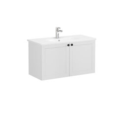 VitrA Root Classic Lavabo Dolabı, 100 cm, Mat Açık Gri - VİTRA