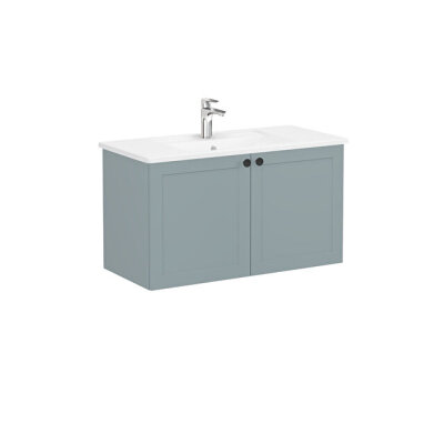 VitrA Root Classic Lavabo Dolabı, 100 cm, Mat Fiyord Yeşili - 1