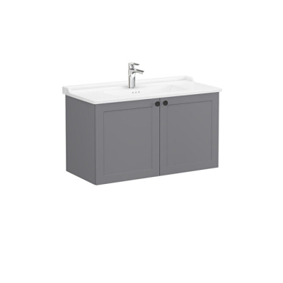 VitrA Root Classic Lavabo Dolabı, 100 cm, Mat Gri - 1