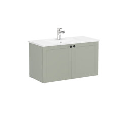 VitrA Root Classic Lavabo Dolabı, 100 cm, Mat Retro Yeşil - VİTRA