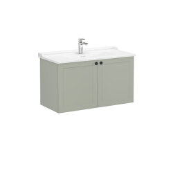 VitrA Root Classic Lavabo Dolabı, 100 cm, Mat Retro Yeşil - VİTRA