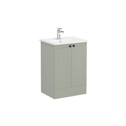 VitrA Root Classic, Lavabo Dolabı, 60 cm, Kapaklı/Yerden - VİTRA