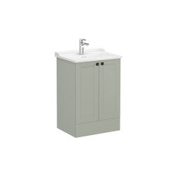 VitrA Root Classic, Lavabo Dolabı, 60 cm, Kapaklı/Yerden - VİTRA