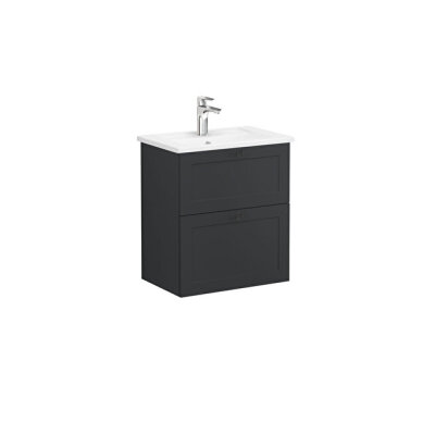 VitrA Root Classic Lavabo Dolabı, 60 cm, Mat Grafit - 1