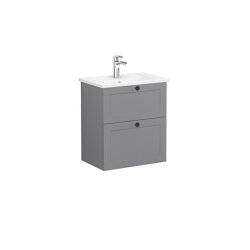 VitrA Root Classic Lavabo Dolabı, 60 cm, Mat Gri - VİTRA