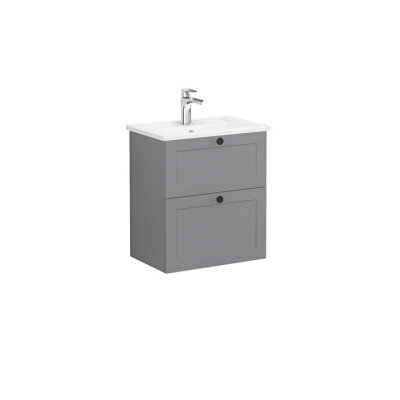 VitrA Root Classic Lavabo Dolabı, 60 cm, Mat Gri - 1