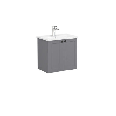 VitrA Root Classic Lavabo Dolabı, 60 cm, Mat Gri - 1
