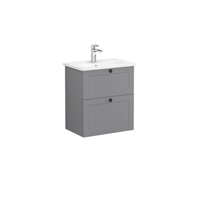 VitrA Root Classic Lavabo Dolabı, 60 cm, Mat Gri - 1