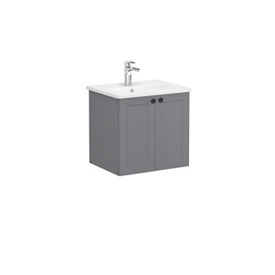 VitrA Root Classic Lavabo Dolabı 60 cm, Mat Gri - 1