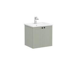 VitrA Root Classic Lavabo Dolabı, 60 cm, Mat Retro Yeşil - VİTRA