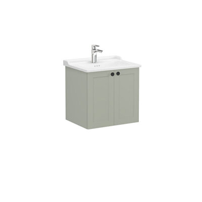 VitrA Root Classic Lavabo Dolabı, 60 cm, Mat Retro Yeşil - 1