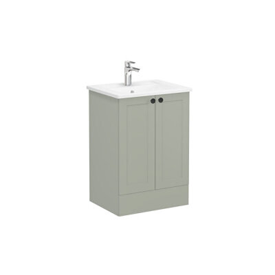 VitrA Root Classic Lavabo Dolabı, 60 cm Mat Retro Yeşil - 1
