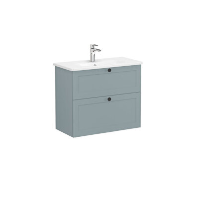 VitrA Root Classic Lavabo Dolabı, 80 cm, Mat Fiyord Yeşili - 1