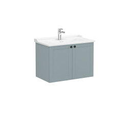 VitrA Root Classic Lavabo Dolabı, 80 cm, Mat Fiyord Yeşili - VİTRA