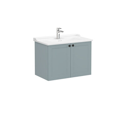 VitrA Root Classic Lavabo Dolabı, 80 cm, Mat Fiyord Yeşili - 1