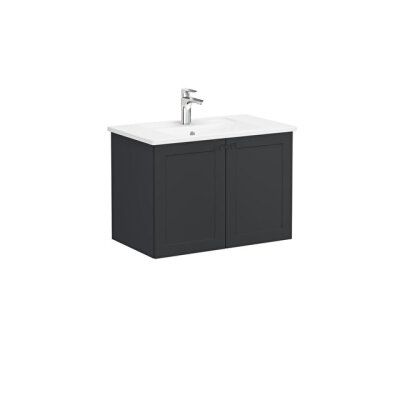 VitrA Root Classic Lavabo Dolabı, 80 cm, Mat Grafit - 1