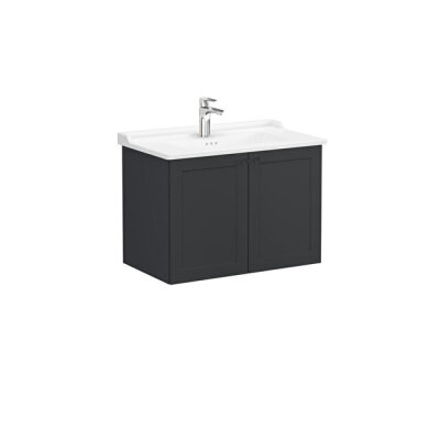 VitrA Root Classic Lavabo Dolabı, 80 cm, Mat Grafit - 1