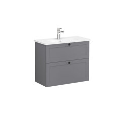 VitrA Root Classic Lavabo Dolabı, 80 cm, Mat Gri - VİTRA