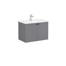VitrA Root Classic Lavabo Dolabı, 80 cm, Mat Gri - VİTRA