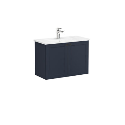 VitrA Root Classic Lavabo Dolabı, 80 cm, Mat Lacivert - 1