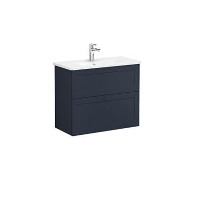 VitrA Root Classic Lavabo Dolabı, 80 cm, Mat Lacivert - 1