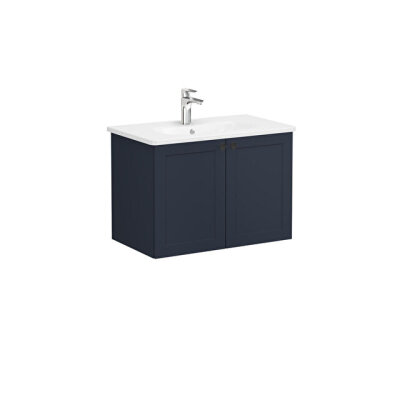 VitrA Root Classic Lavabo Dolabı, 80 cm, Mat Lacivert - 1