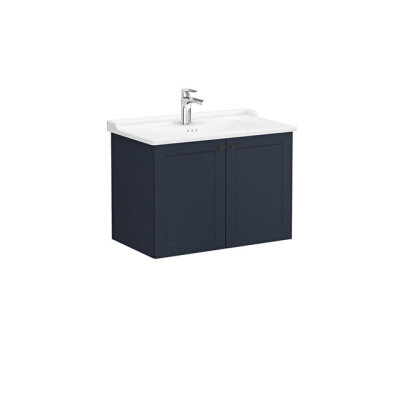 VitrA Root Classic Lavabo Dolabı, 80 cm, Mat Lacivert - 1