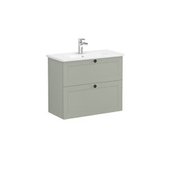 VitrA Root Classic Lavabo Dolabı, 80 cm, Mat Retro Yeşil - VİTRA