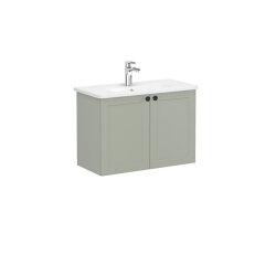 VitrA Root Classic Lavabo Dolabı, 80 cm, Mat Retro Yeşil - VİTRA