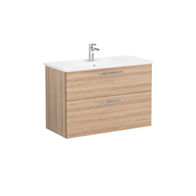 VitrA Root Flat 100 cm Doğal Meşe Lavabo Alt Dolabı - 1