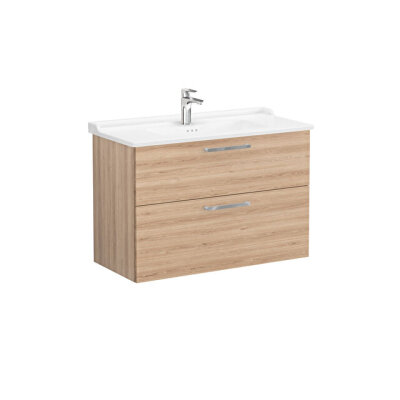 VitrA Root Flat 100 cm Doğal Meşe Lavabo Alt Dolabı - 1