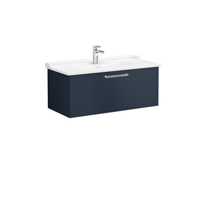 VitrA Root Flat 100 cm Mat Lacivert Lavabo Alt Dolabı - 1