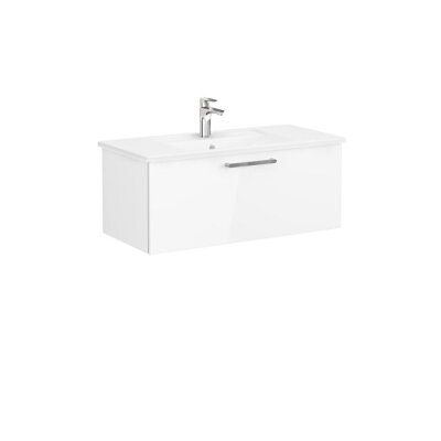 VitrA Root Flat 100 cm Parlak Beyaz Lavabo Alt Dolabı - 1