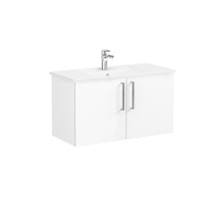 VitrA Root Flat 100 cm Parlak Beyaz Lavabo Alt Dolabı - VİTRA