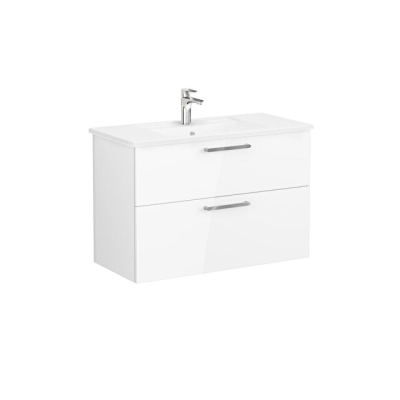 VitrA Root Flat 100 cm Parlak Beyaz Lavabo Alt Dolabı - 1