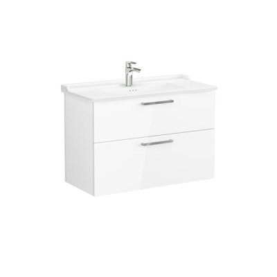 VitrA Root Flat 100 cm Parlak Beyaz Lavabo Alt Dolabı - 1