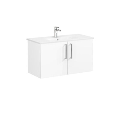 VitrA Root Flat 100 cm Parlak Beyaz Lavabo Alt Dolabı - 1