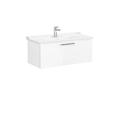 VitrA Root Flat 100 cm Parlak Beyaz Lavabo Alt Dolabı - 1