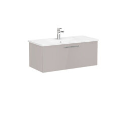 VitrA Root Flat 100 cm Parlak Sahra Beji Lavabo Alt Dolabı - VİTRA