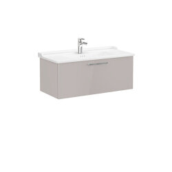 VitrA Root Flat 100 cm Parlak Sahra Beji Lavabo Alt Dolabı - VİTRA
